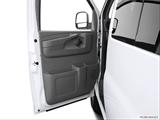  Inside of driver's side open door, window open photo